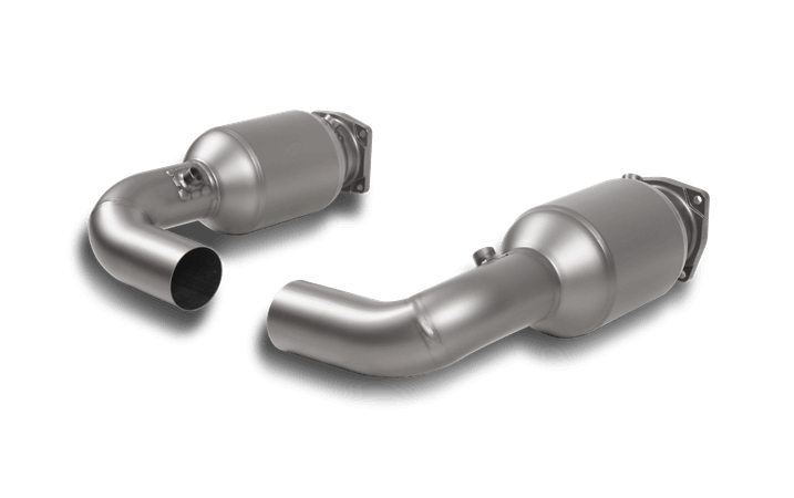 911 Turbo (997) 2009 Link-pipe Set w. cat (Titanium) L-PO997T:1
